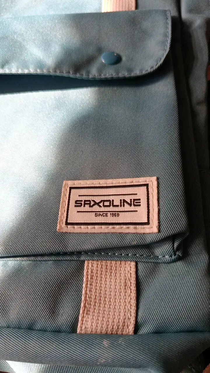 Mochila azul Saxoline con correas ajustables - 2