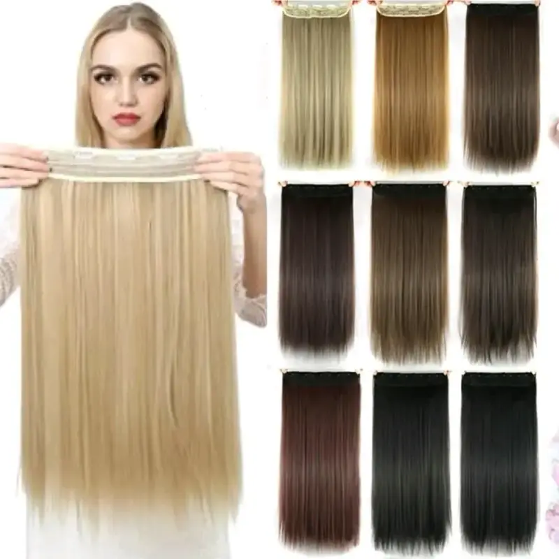 Extensiones de cabello sintético en varios colores
