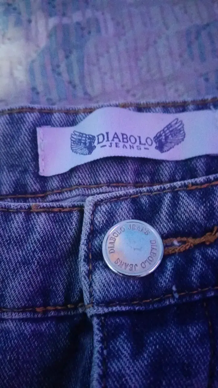 Jeans Diabolo con diseño rasgado para hombre - 2