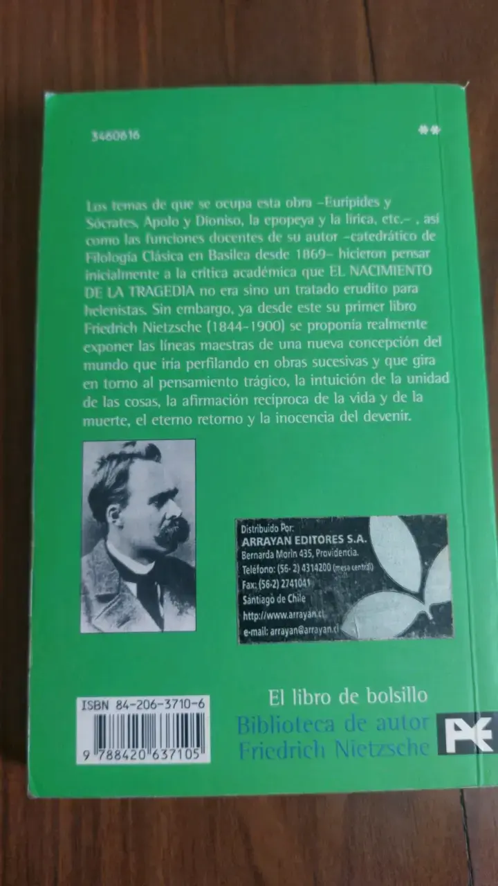 Libro 'El nacimiento de la tragedia' de Nietzsche - 2