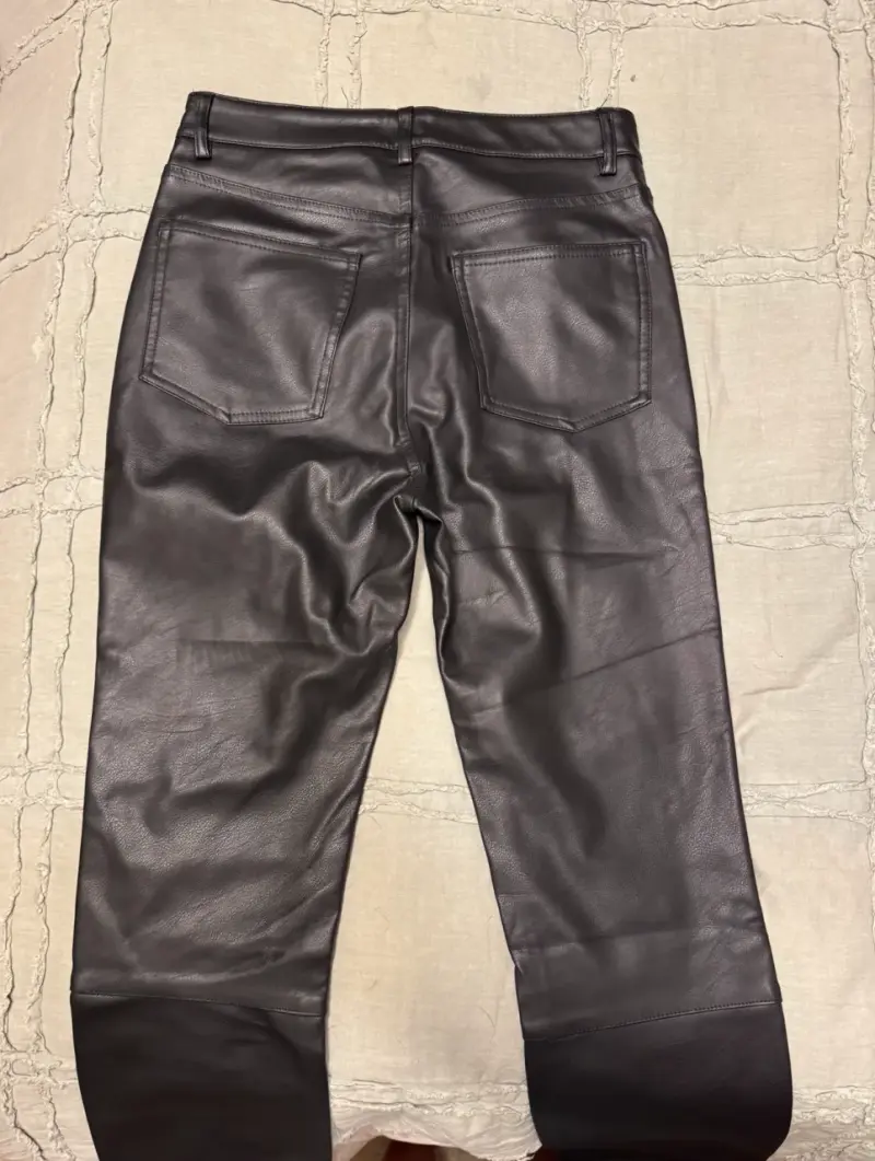 Pantalones de cuero sintético H&M - 4