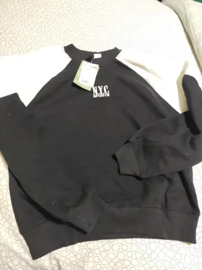 Polerón negro NYC Sports unisex - miniatura 1