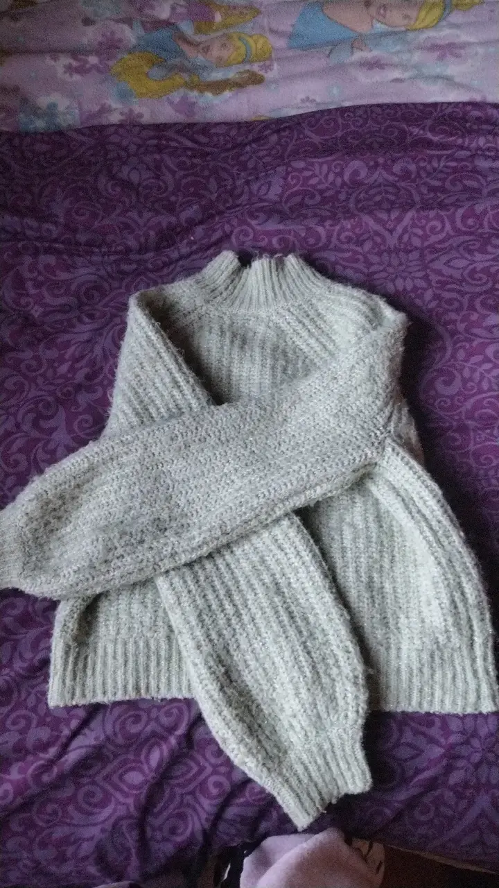 Suéter de lana gris Sybilla para mujer - 1