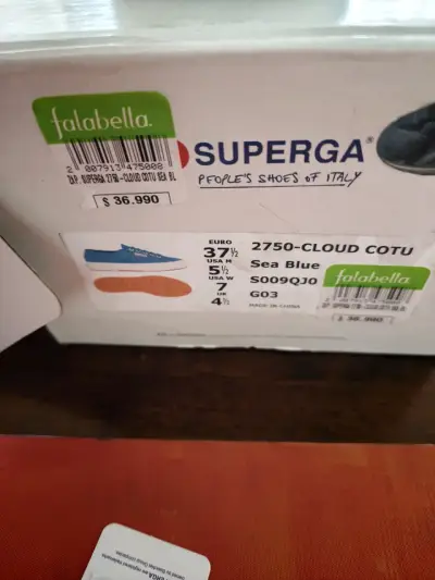 Zapatillas Superga 2750 Cloud Cotu Azul - miniatura 2