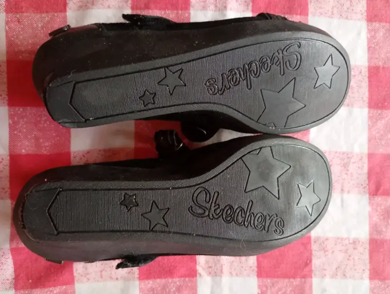 Zapatos Skechers negros con plataforma talla 35 - 3