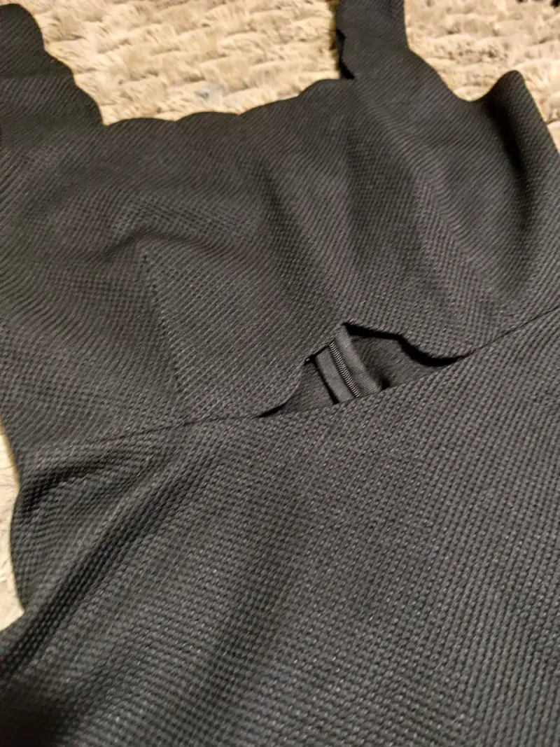 Vestido negro elegante talla S - 2