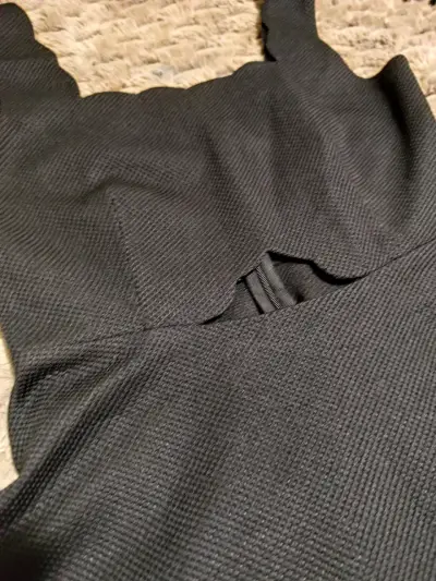 Vestido negro elegante talla S - miniatura 2