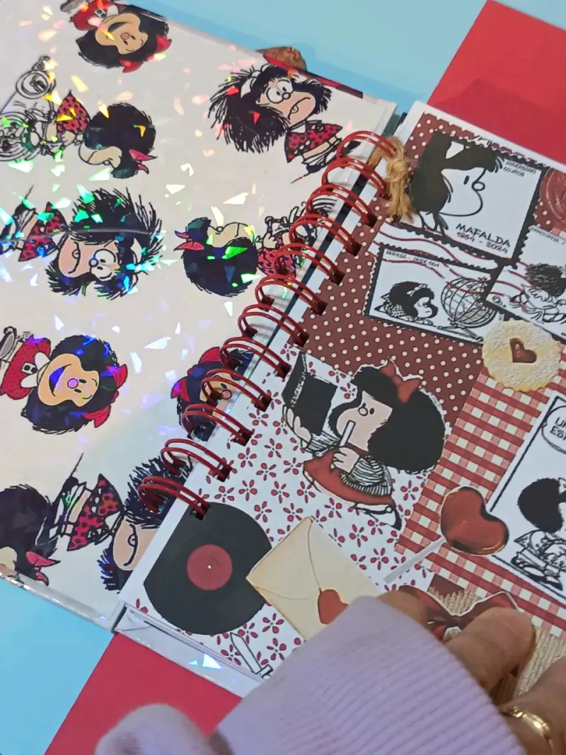Cuaderno de Notas Mafalda Diseño Ilustrado - 1
