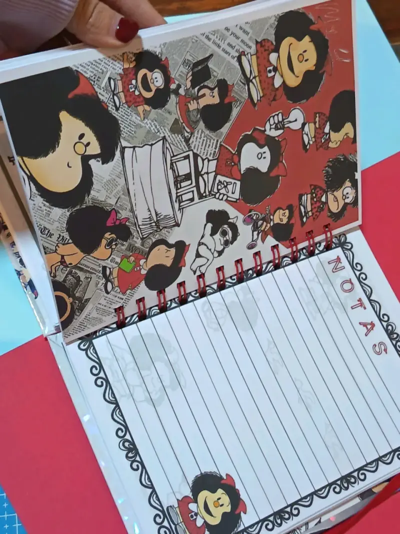 Cuaderno de Notas Mafalda Diseño Ilustrado - 2