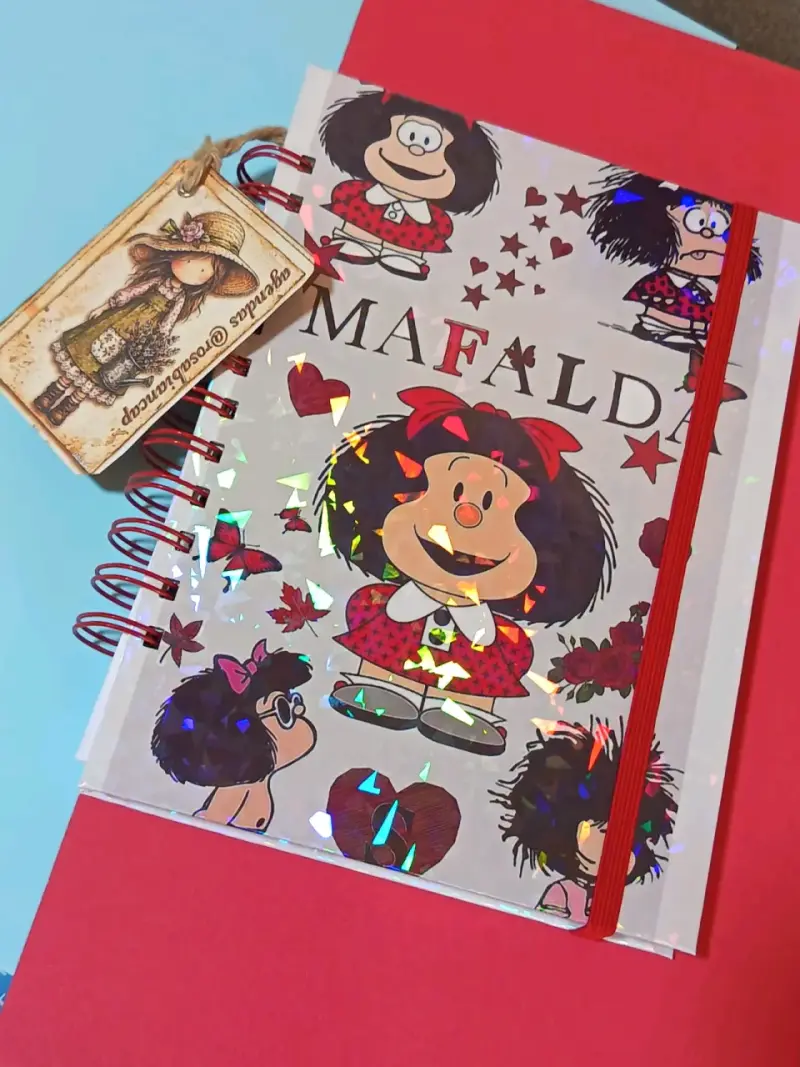Cuaderno de Notas Mafalda Diseño Ilustrado - 3