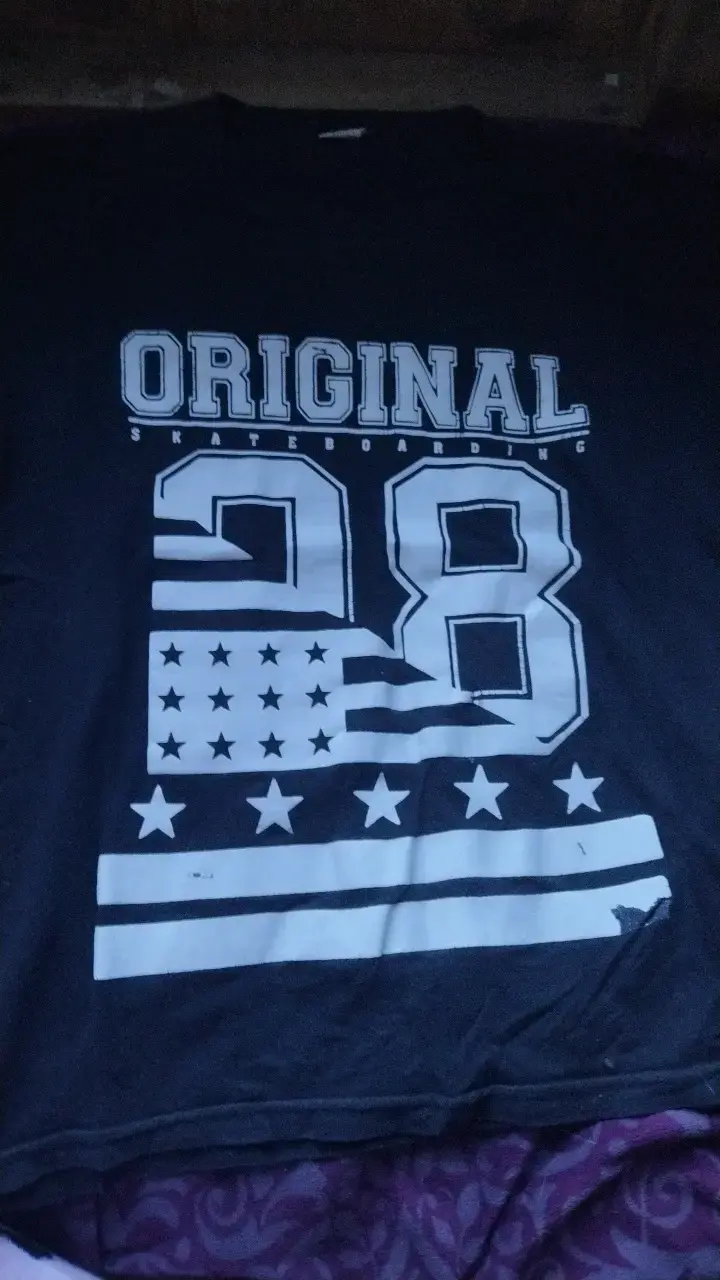 Polera negra Original Skateboarding