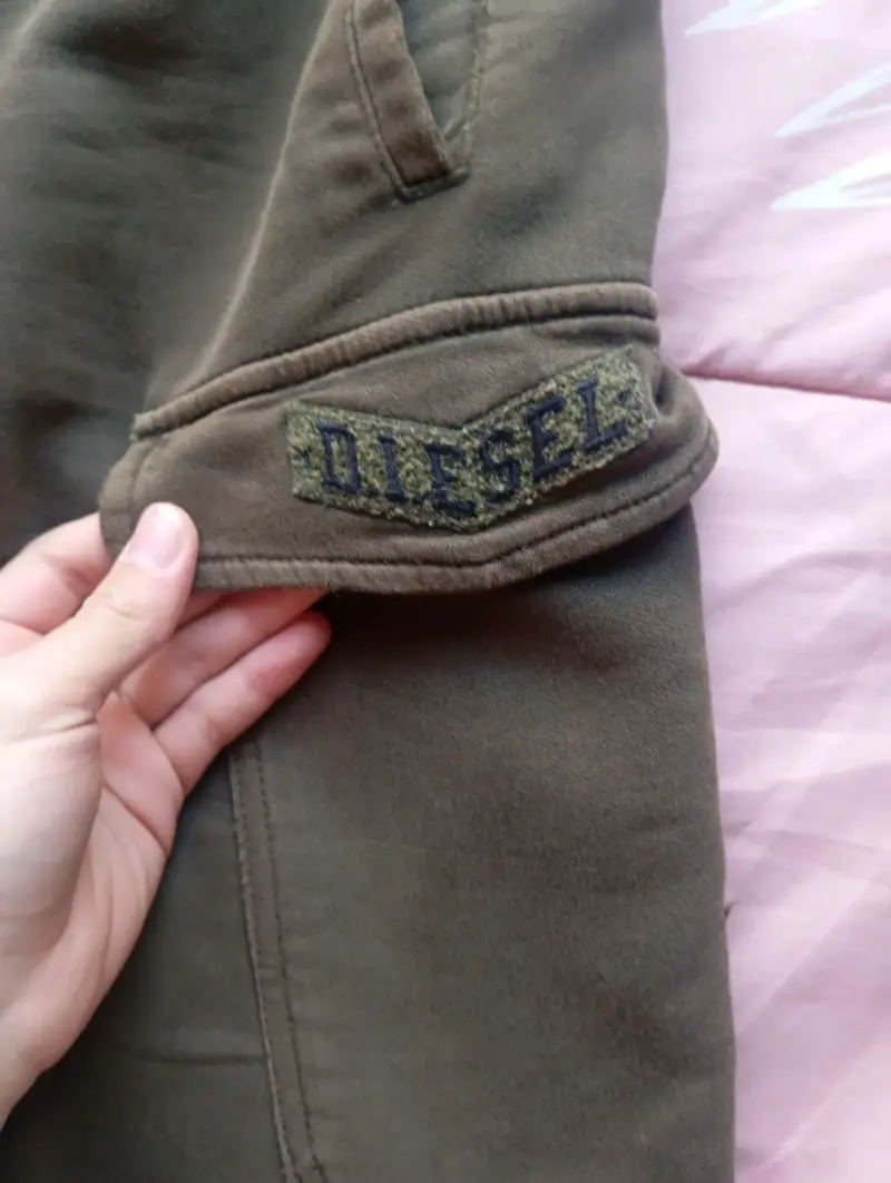Pantalones cargo marrones Diesel para hombre - 2