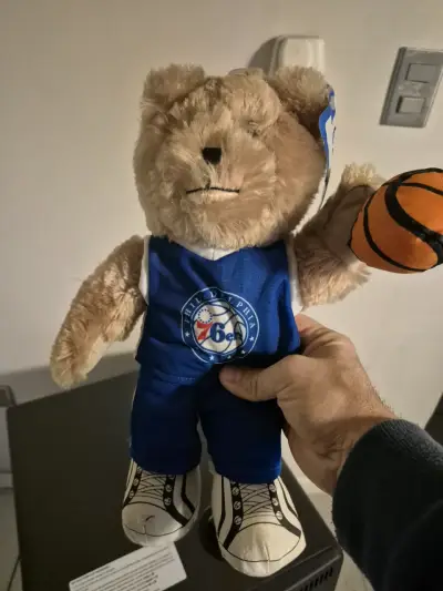 Peluche oso Philadelphia 76ers original - miniatura 1