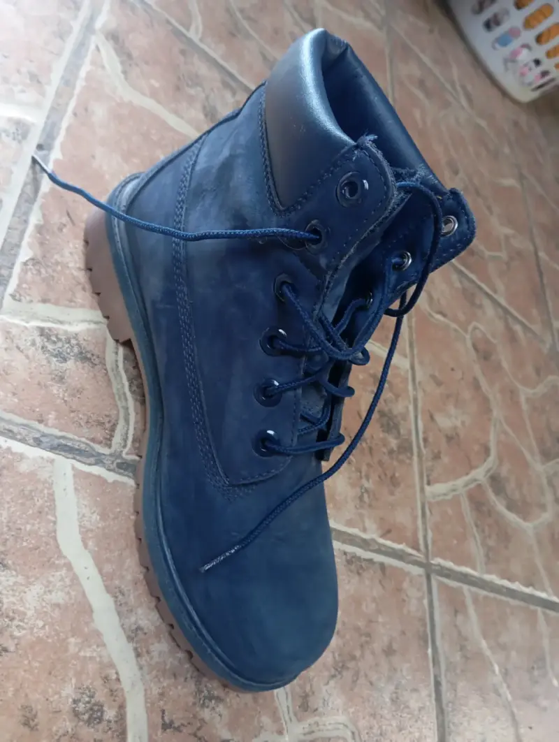 Botas de cuero azul Timberland para hombre - 2