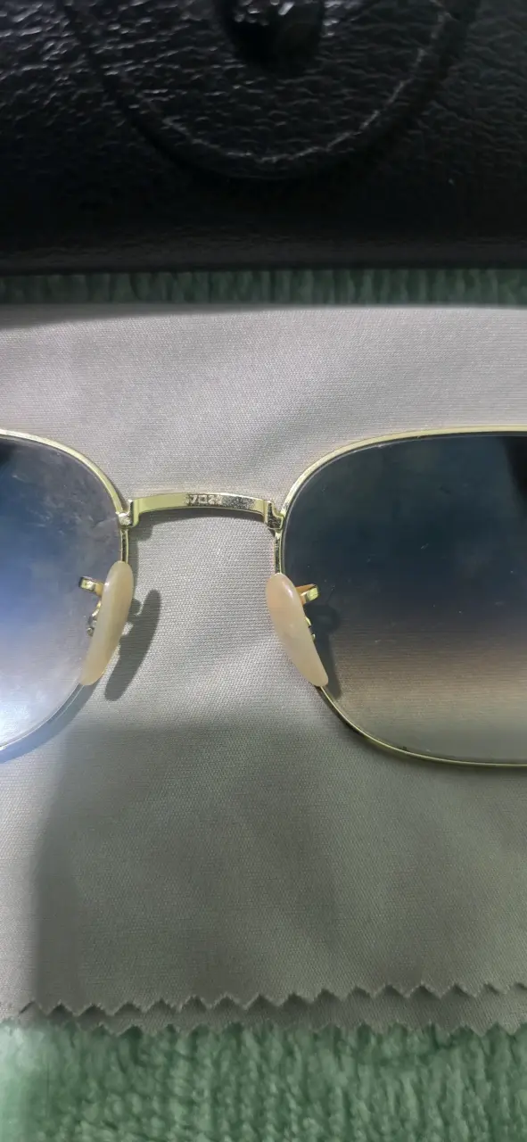 Gafas de sol Ray-Ban doradas con estuche - 4