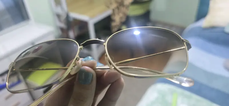 Gafas de sol Ray-Ban doradas con estuche - 5