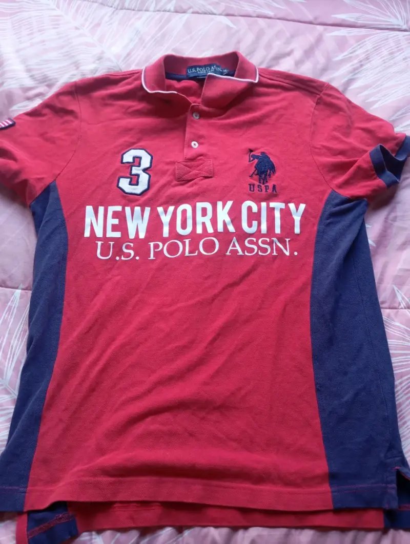 Polera Polo Roja U.S. Polo Assn. Talla M - 1