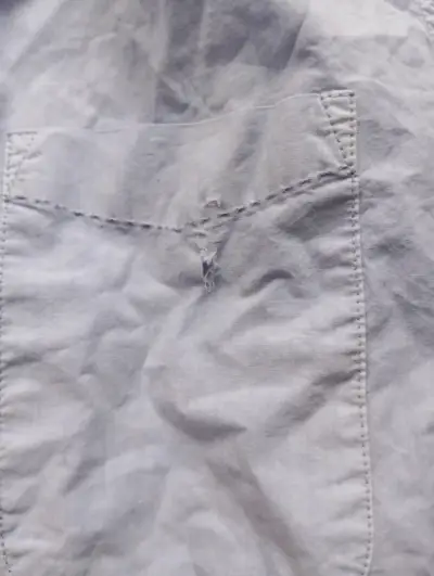 Camisa de hombre Diesel azul claro con logo - miniatura 3