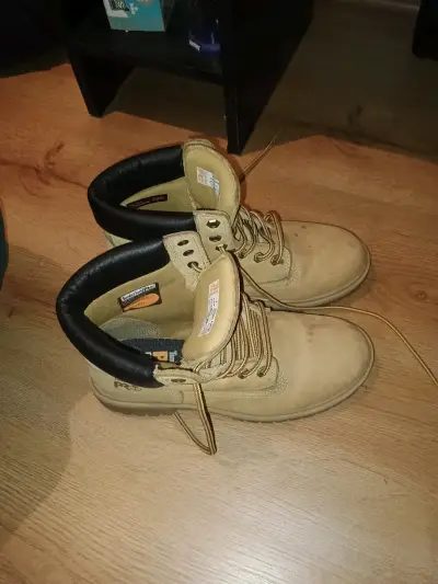 Botas de trabajo Timberland Pro beige para mujer - miniatura 1