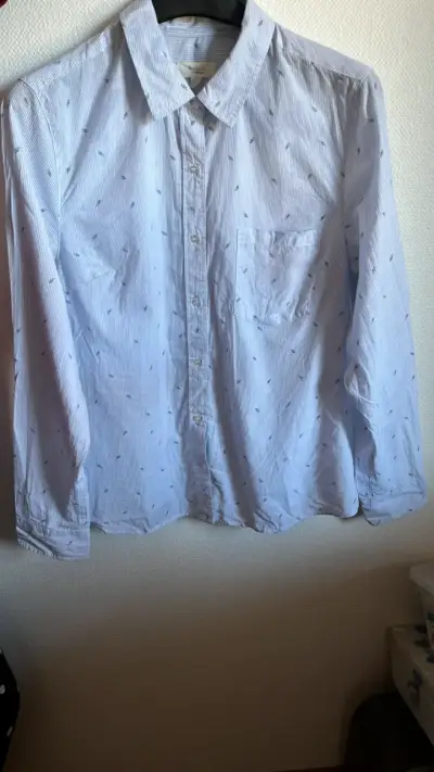 Camisa de mujer Regatta a rayas azul claro - miniatura 1