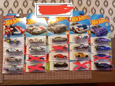 Colección de autos Hot Wheels variados - miniatura 1