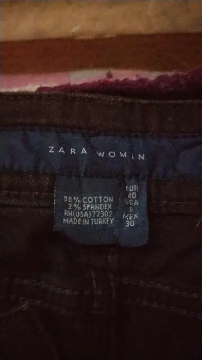 Jeans Zara Woman negros para mujer - miniatura 3