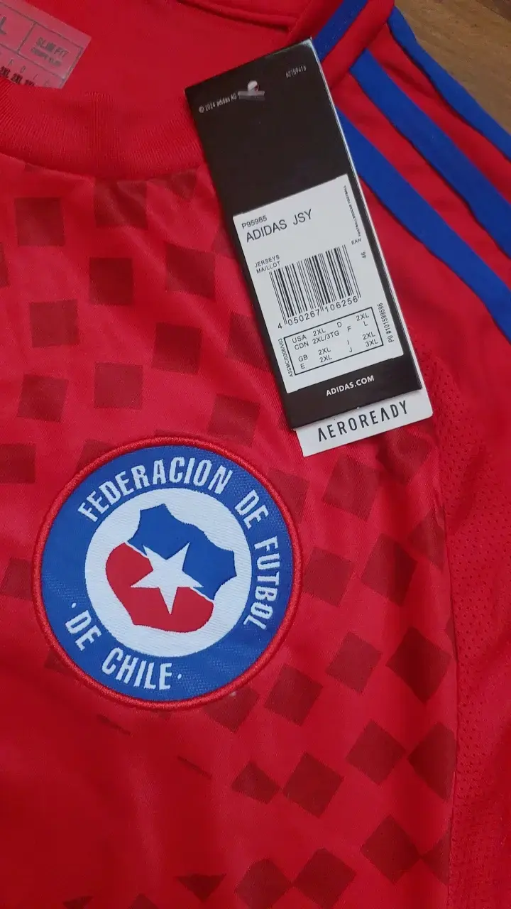 Camiseta Roja Selección Chile Adidas - 3