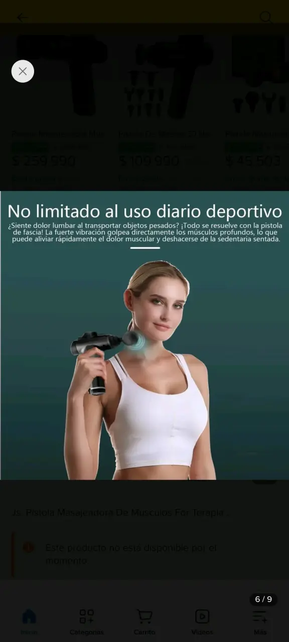 Pistola de Masaje Muscular con Accesorios - 5
