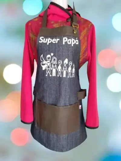 Delantal para Papá con Diseño Divertido - miniatura 3