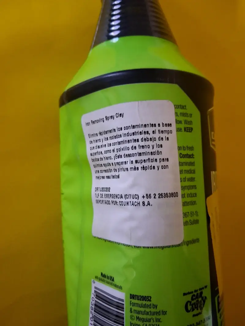 Usado Spray Descontaminador  Removedor Meguiar's - 2