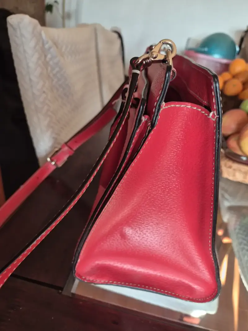 Bolso de cuero rojo Kate Spade - 4