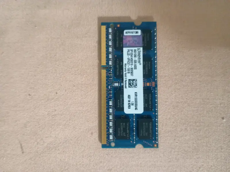 Memorias RAM Kingston y Samsung 4GB DDR3 - 5