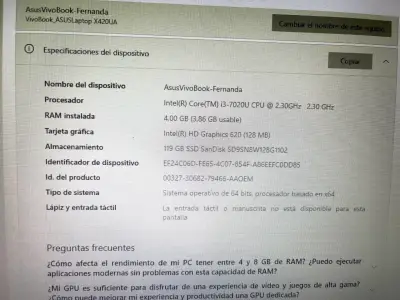 Laptop ASUS VivoBook 14 con Intel Core i3 - miniatura 5