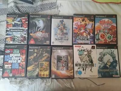 Lote de juegos PlayStation 2 japoneses ps2 - miniatura 1