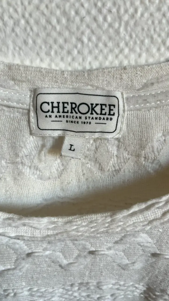 Poleron blanco de mujer Cherokee talla L - 2