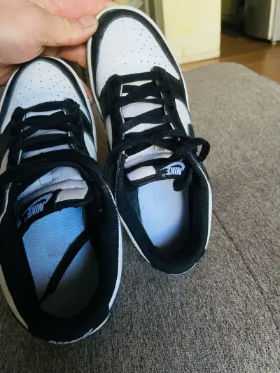 Zapatillas deportivas Nike Dunk Low blanco y negro - miniatura 4