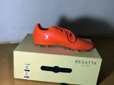 Botines de fútbol Adidas naranjas talla 38 - miniatura 5