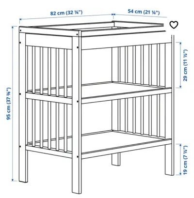 Mudador Blanco - marca Gulliver (Ikea) - miniatura 2