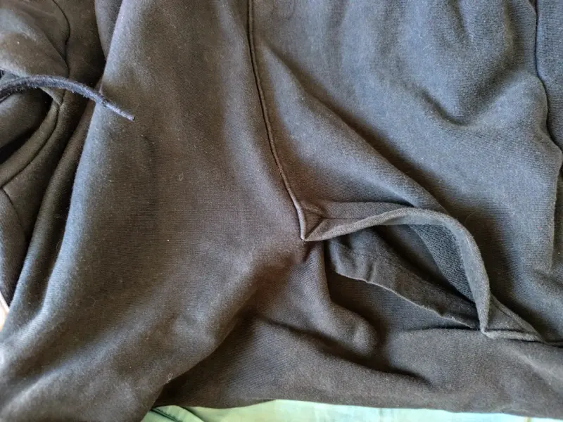 Polerón con capucha negro Adidas talla S - 3