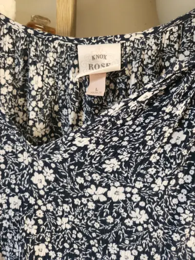 Vestido floral azul Knox Rose - miniatura 2