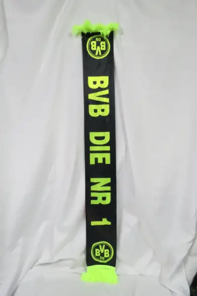 Bufanda Borussia Dortmund BVB Negra y Amarilla - miniatura 1