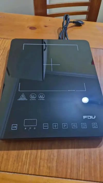 Cocina de inducción portátil FDV negra - miniatura 1