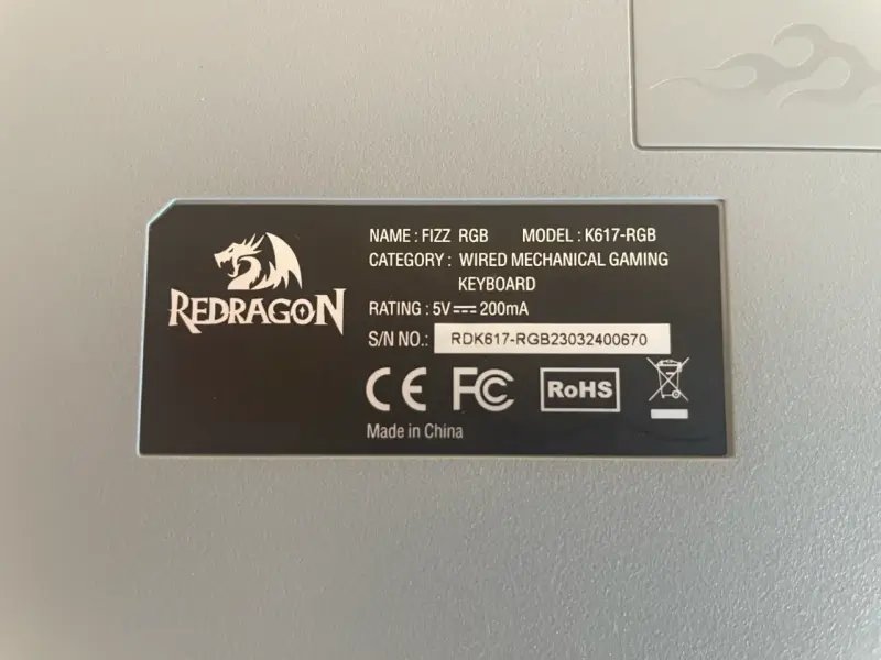 Teclado Mecánico Redragon Fizz RGB K617-RGB - 3