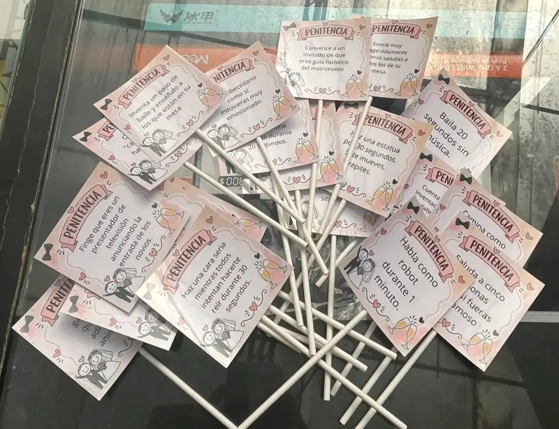Set de juegos  Divertidos para Bodas y Fiestas - 2