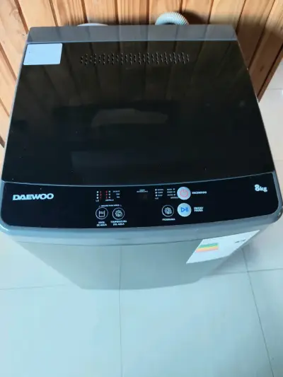 Lavadora Daewoo 8kg carga superior gris - miniatura 2