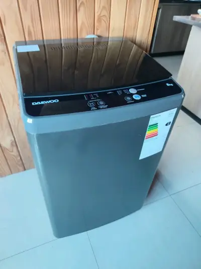 Lavadora Daewoo 8kg carga superior gris - miniatura 3