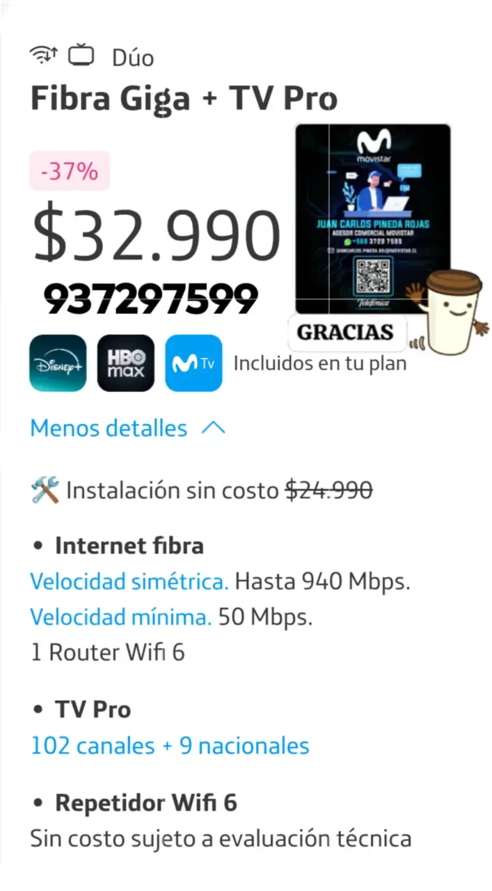 PLAN DE INTERNET FIBRA OPTICA - 2