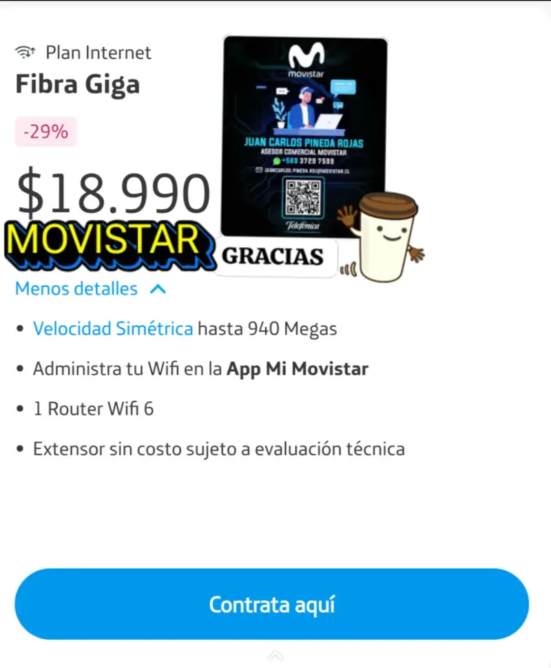 PLAN DE INTERNET FIBRA OPTICA - 3