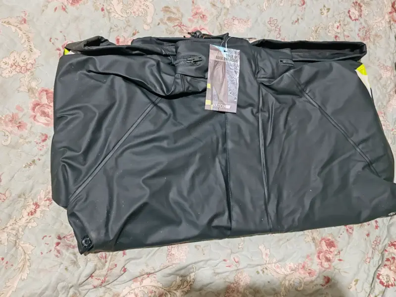 Traje de Agua Nuevo PU Anticido Verde Reflectante - 2