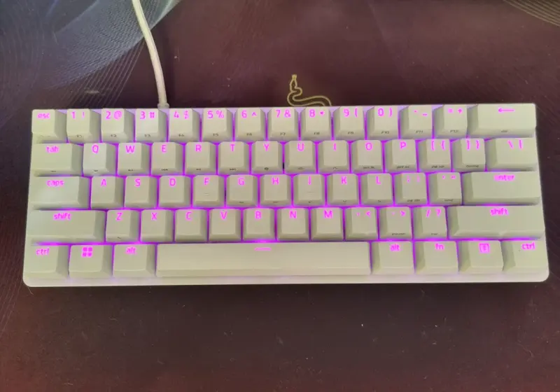 Teclado Mecánico Razer Huntsman Mini Mercury RGB - 5